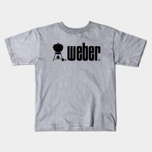 Classic Weber Grill handle logo Kids T-Shirt